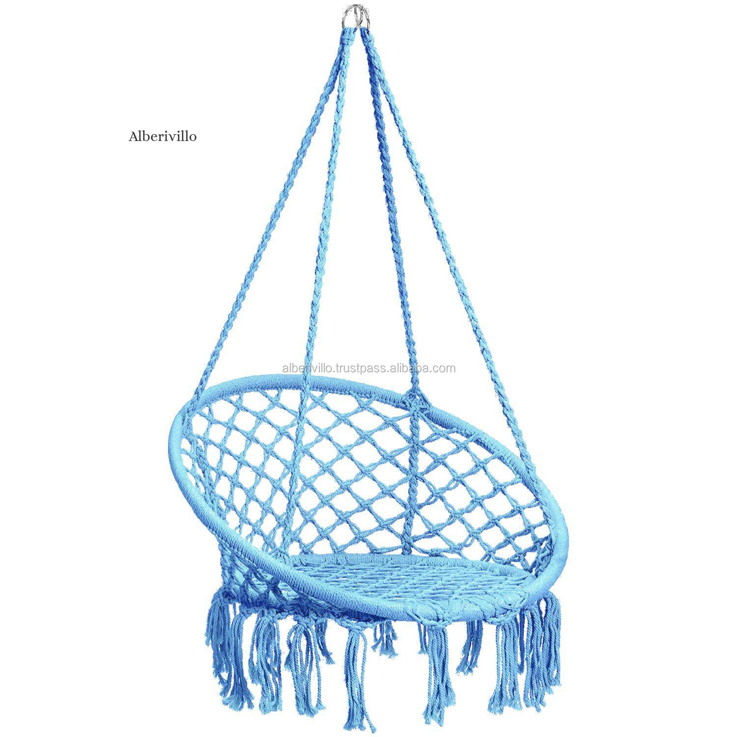 Eco-Friendly Boho Cotton Hammock Chair Macrame Swing for Indoor Outdoor Hanging Chairs with High Quality