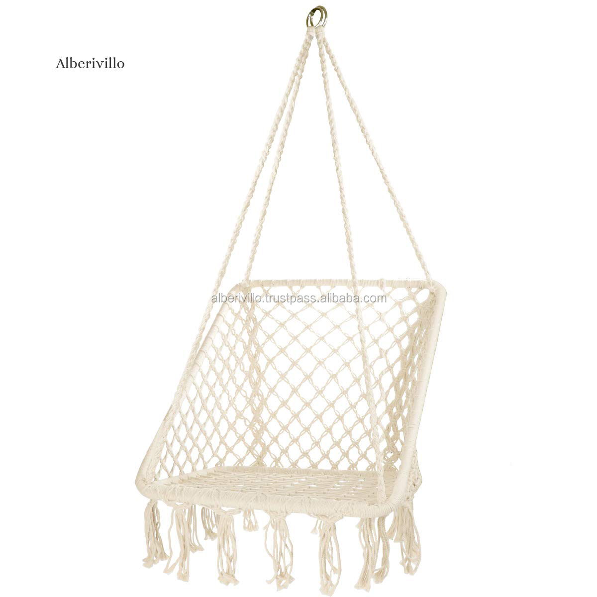 Sustainable Boho Hammock Swing Chair Macrame Hammock Chairs For Home Decoration with Different Styles from India