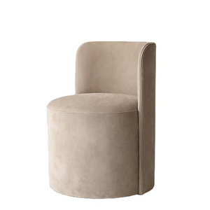 Comfortable Leisure Facilities Living Room High Density Foam Dining Chair Round Modern Dining Chair