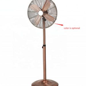 18'' Retro pedestal fan with orient stand fan