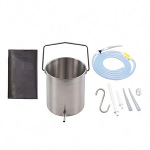 Stainless Steel Enema Bucket Kit Colon Cleansing Irrigation Enema Douche Bucket