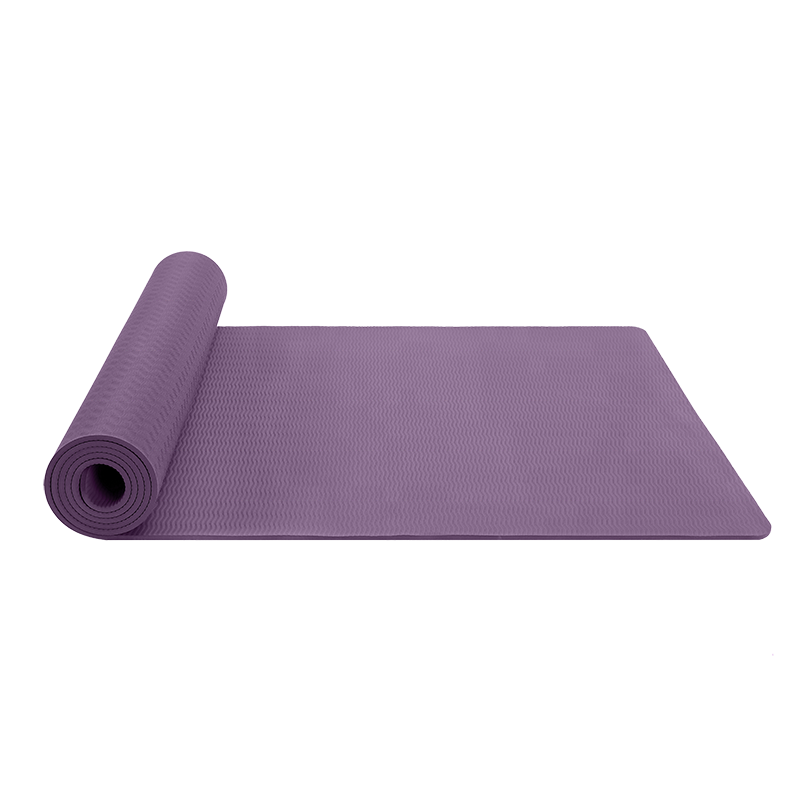 1/2 thick foldable eco friendly fitness Non slip yoga pilates mat with strap for hot yoga