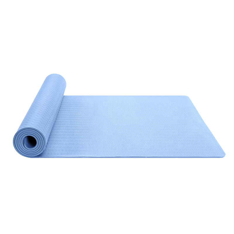 1/2 thick foldable eco friendly fitness Non slip yoga pilates mat with strap for hot yoga