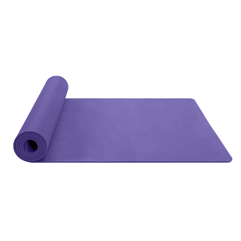 1/2 thick foldable eco friendly fitness Non slip yoga pilates mat with strap for hot yoga