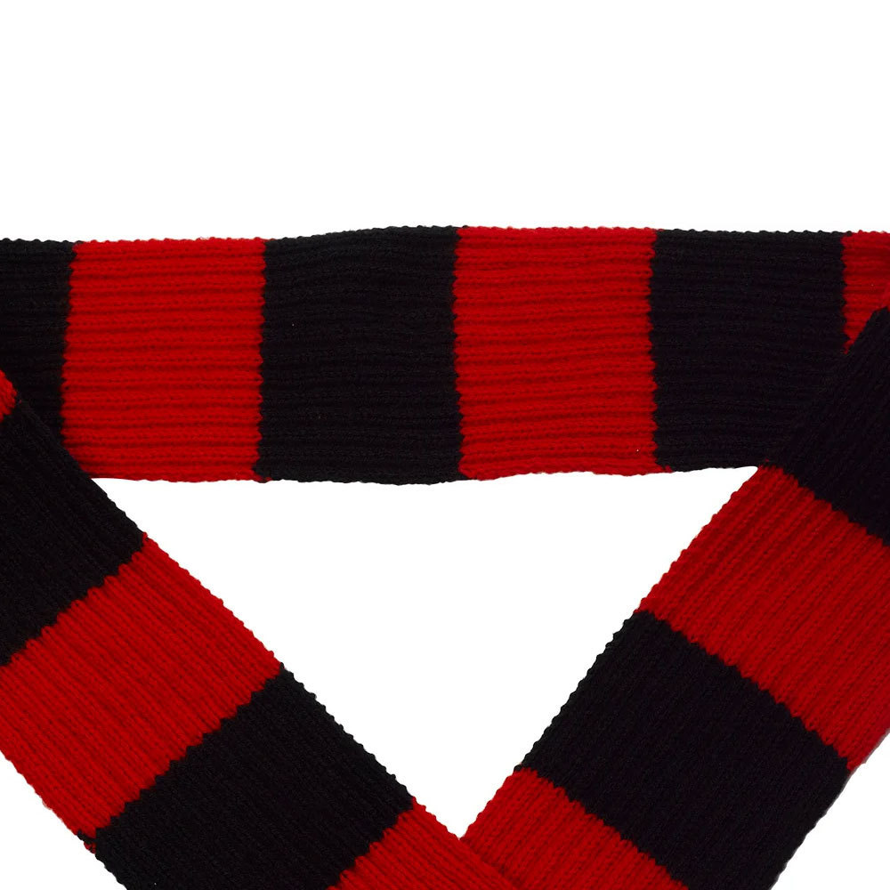 Promotional Fast Delivery High Quality Football World 100% Acrylic Custom Knitted Scarf For Sale made in Pakistan