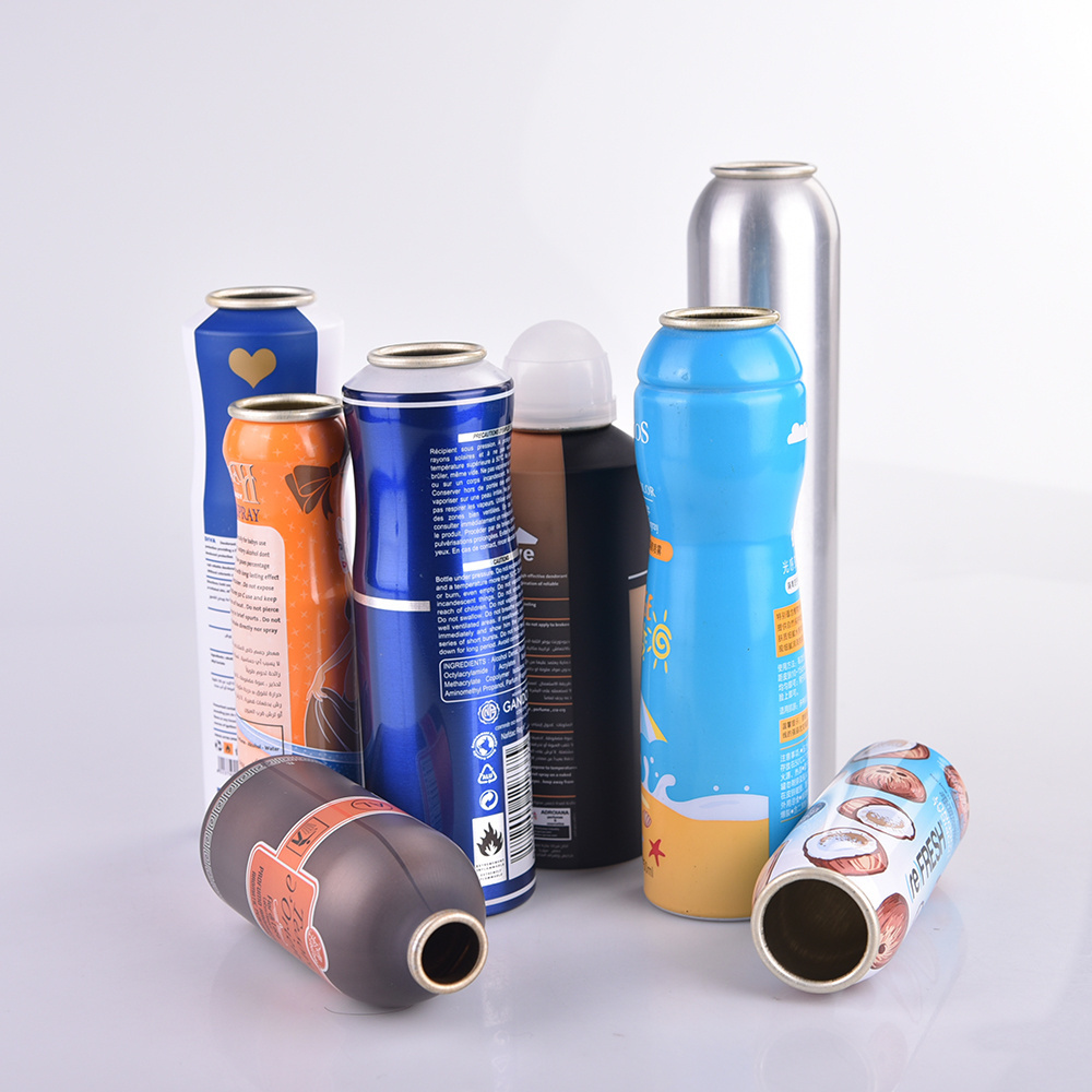 hot selling empty refillable aluminum aerosol can aerosol Spray can