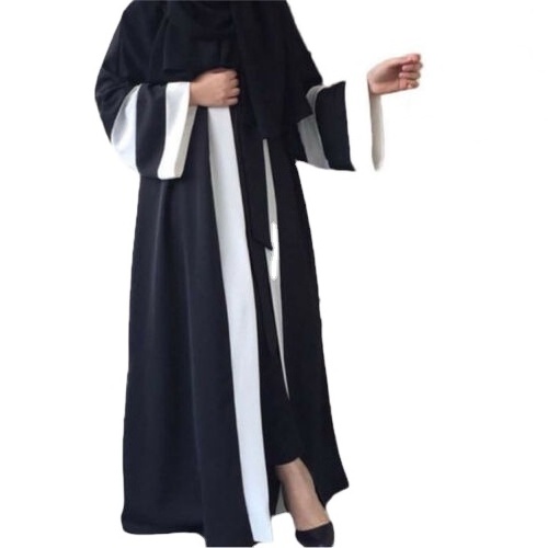 Blue and white combo Latest Fashion Muslim Dresses Long Sleeve Strange Jubbah Dubai Burqa Burka With Women Abaya