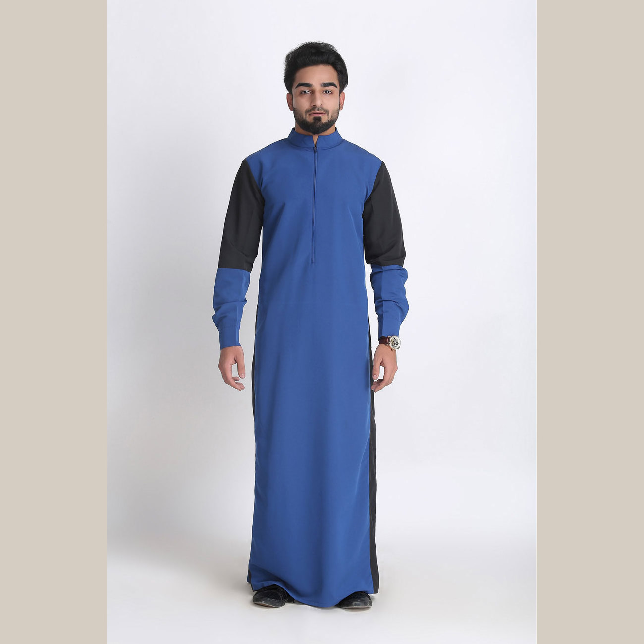 Al Daffah Thobes men's Daffah Muslim Clothing Qatar Style Robes Islamic wear Wholesale Cheap  custom printed men thobes Pakistan