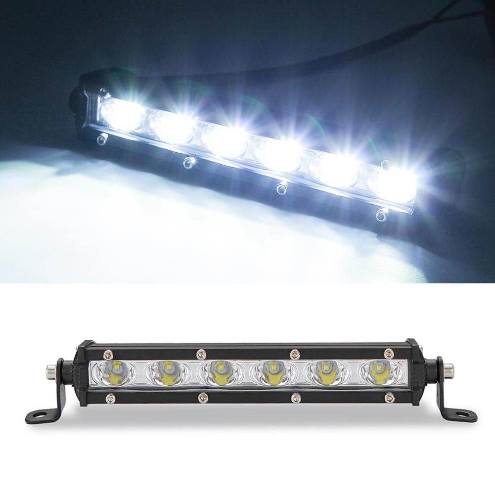 7 inch 18w Slim Led Light Bar  Flood Spot LED Bar Work Lamp Driving light For Jeep Truck Trailer Offroad ATV 4X4 Car 12V 24V