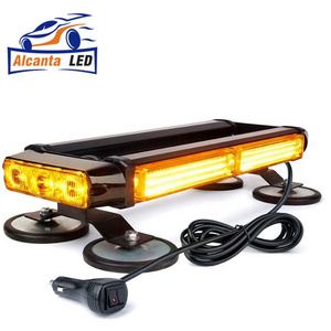 CAR Truck 14" - 50" 162W 54 LED Amber Four Side Traffic Advisor Strobe Emergency Flash Light Bar Vehicle Warning Light bar