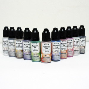 Alcohol Ink Glitter Color for DIY Craft Art Painting Drawing Home Decor