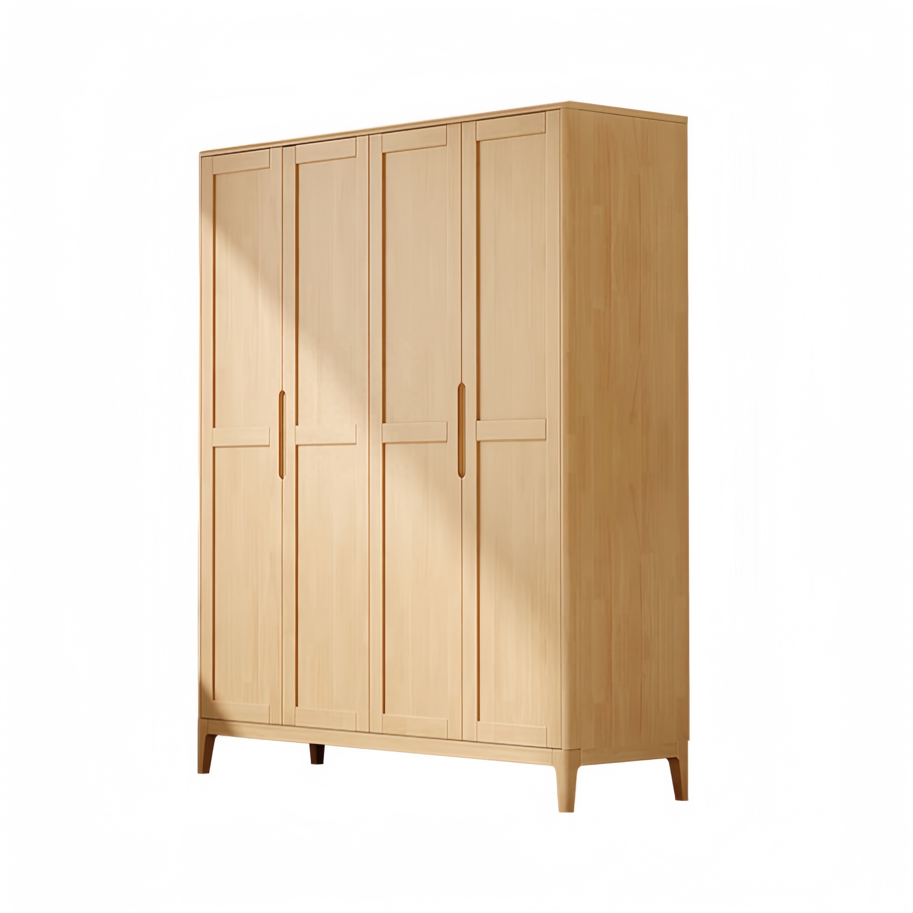 Factory Custom OEM bedroom furniture Storage elegant Solid Wood modern home wooden luxury High-end wardrobe closet