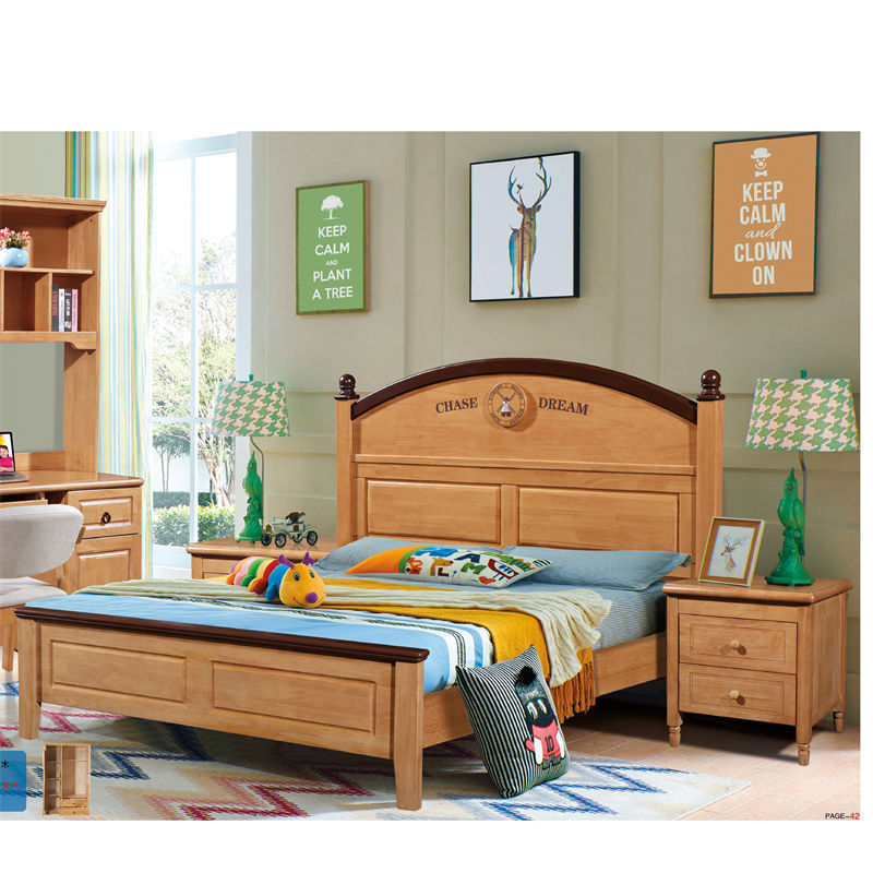 Factory wholesale Kids Bedroom Furniture Set Kids Bunk Bed With Desk And Wardrobe