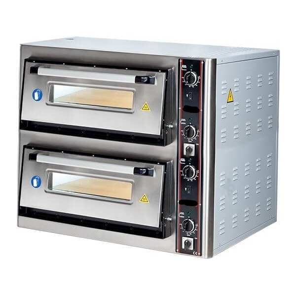 Electric Pizza Oven Stainless Steel Industrial Kitchen Double Deck Baking Oven made in Turkey