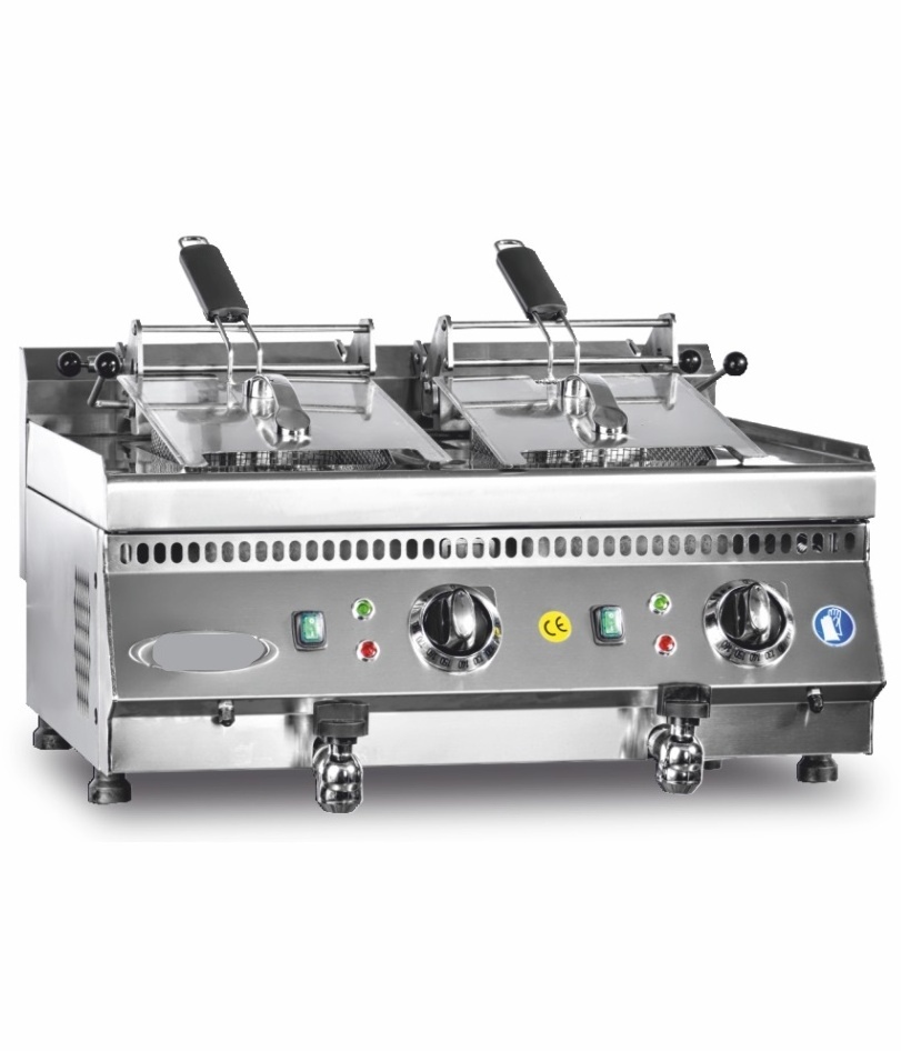 TURKISH Stainless steel Electrical Countertop Fryers with/without Faucet Single or three phase supply from Turkish Manufacturer