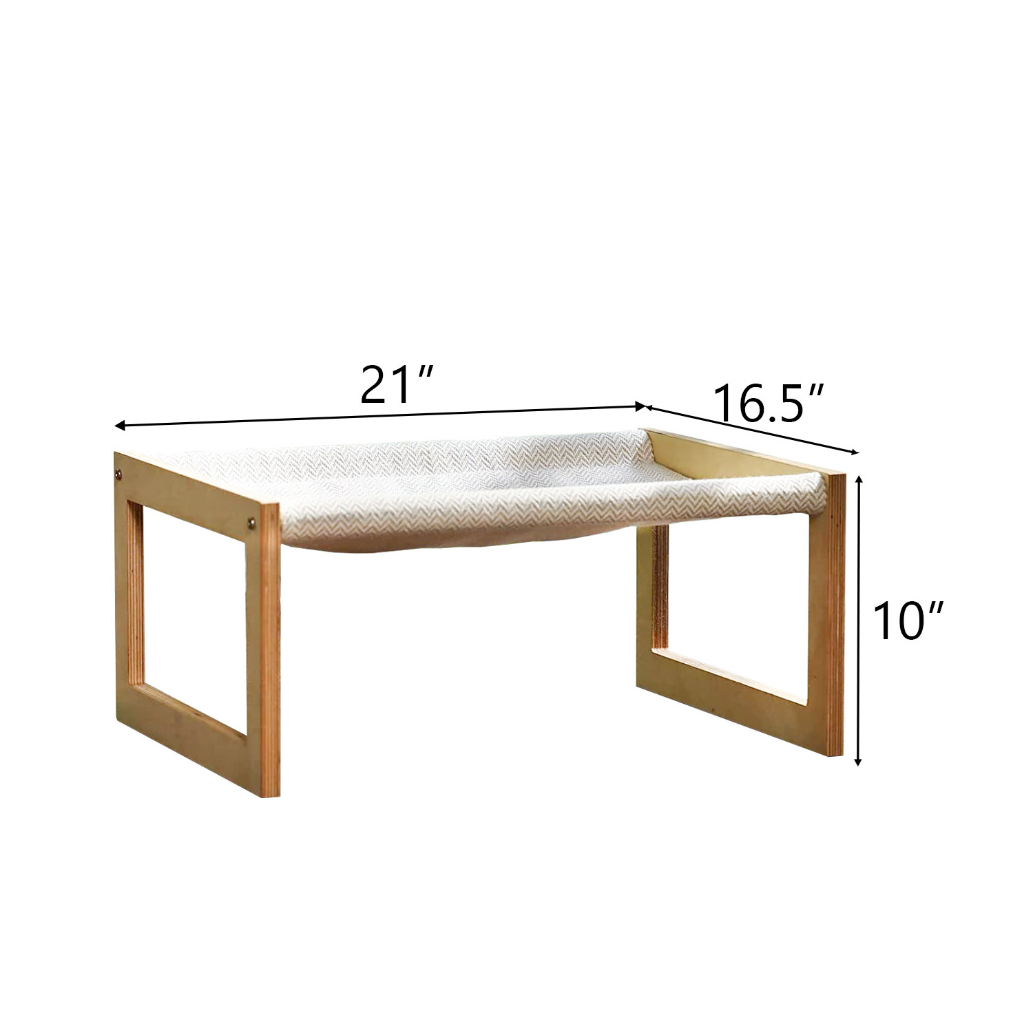 Modern Beds And Perches Premium Kitty Furniture Pet Sofa Pet Hammock Dog Bed Cat Wood Hammock Sofa Pet  Wooden Dog Cat Bed