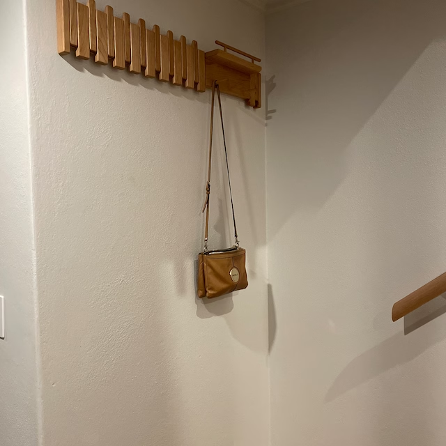 Rustic Wood Coat Rack With Hooks Entryway Wall Mounted Floating Shelves For Housewarming Gifts Handcrafted Furniture