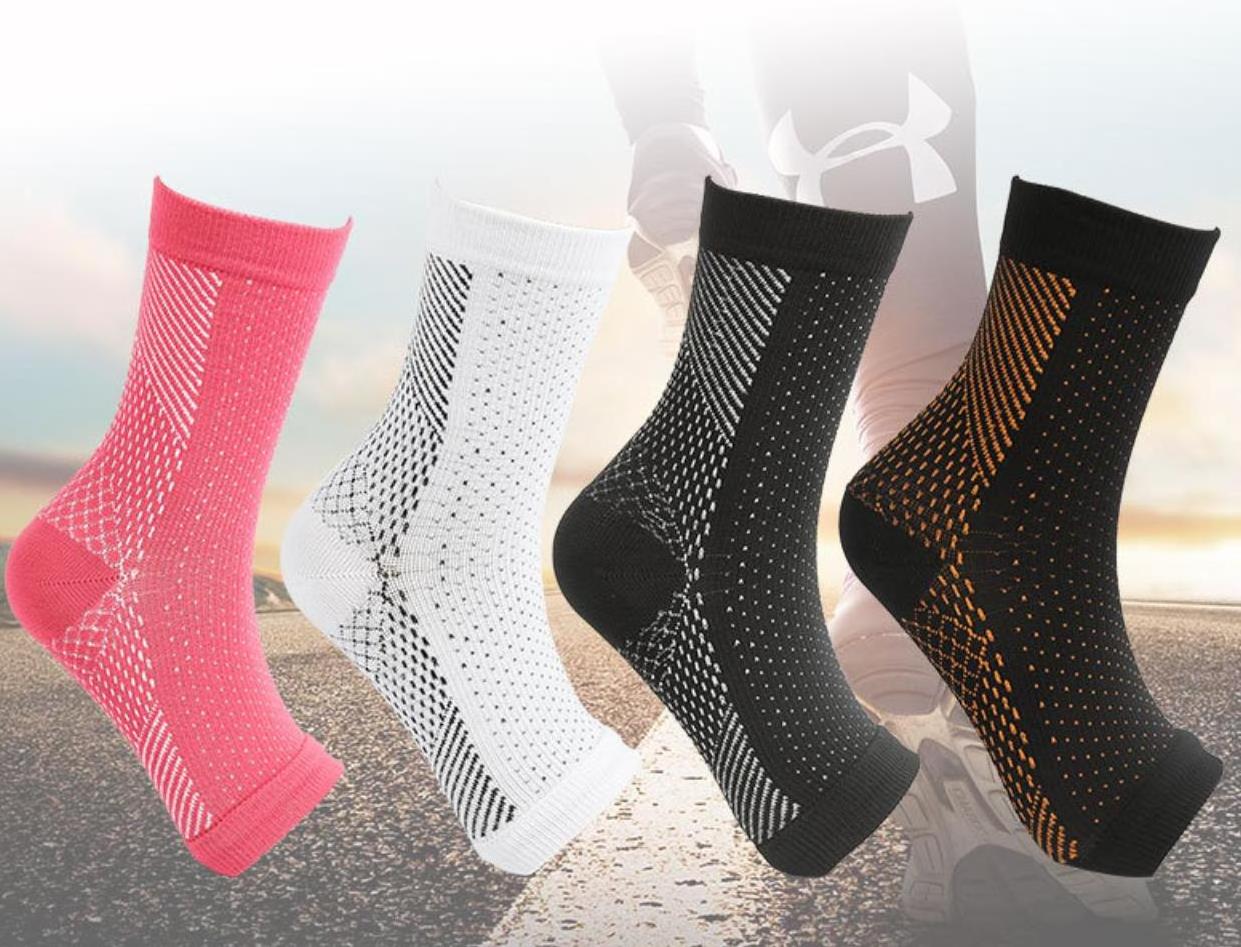 Wholesale OEM Custom Logo Wholesale Foot Sleeves Ankle Compression Socks for Foot and Heel Pain Relief Support Men and Women