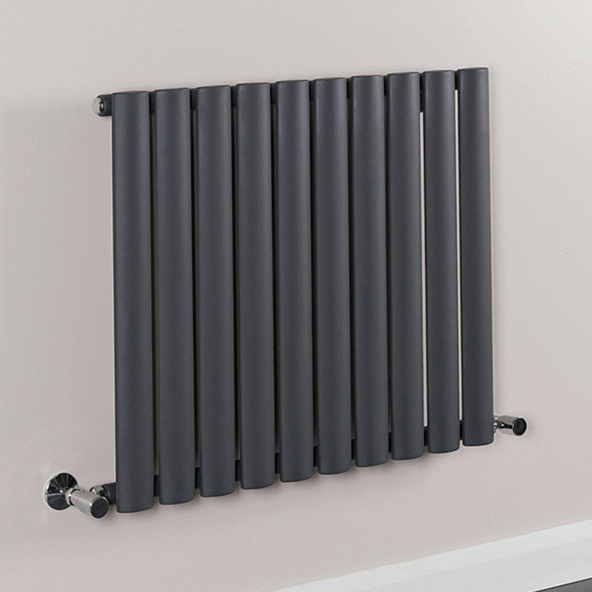 Horizontal Single Oval Home Heating Designer Radiator