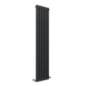 Traditional Cast Iron Style Radiator White Double Vertical Column Colosseum Bathroom Radiators