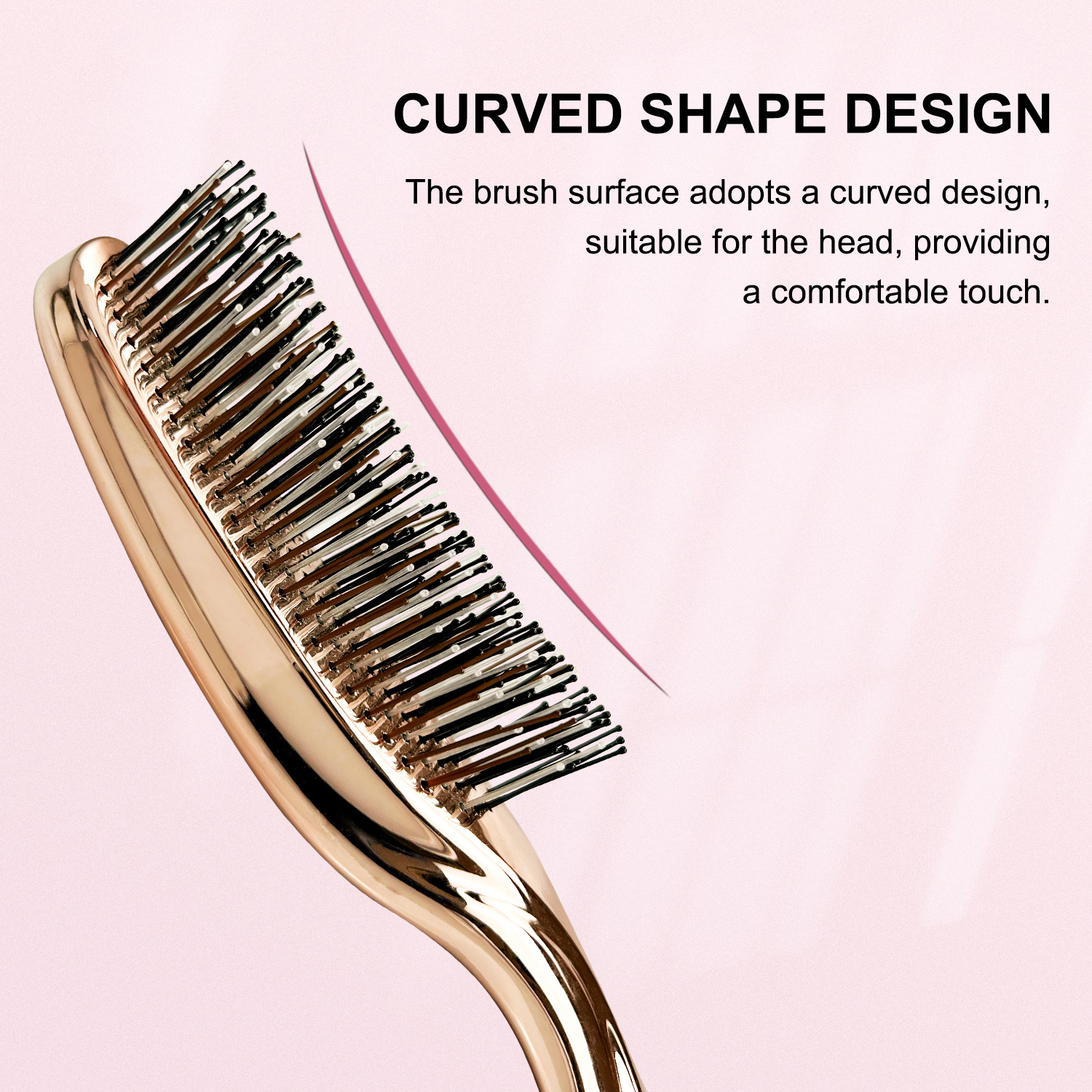 2024 Hot Sales Of Dry And Wet Dual-use 3-in-1 Scalp Massager Brush Portable Home Hair Comb