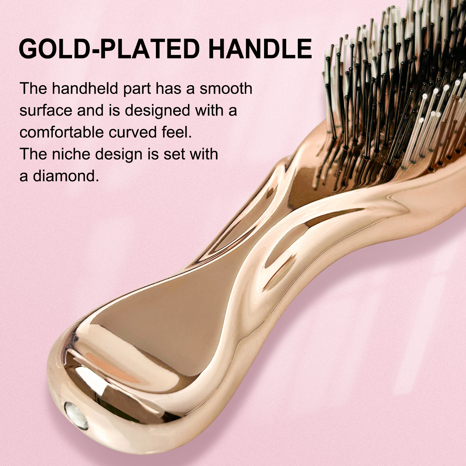 2024 Hot Sales Of Dry And Wet Dual-use 3-in-1 Scalp Massager Brush Portable Home Hair Comb