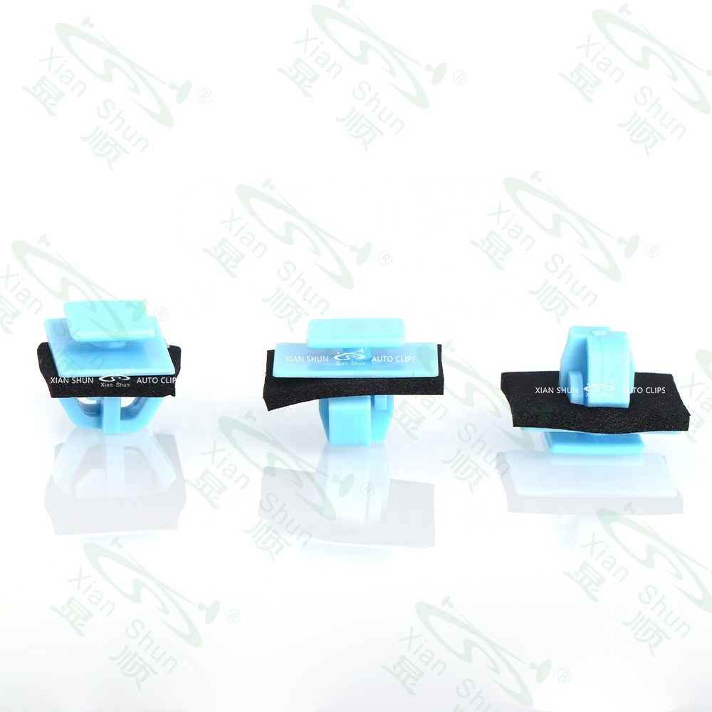 Xian Shun Wheel Arch Trim Clips Door Trim and Side Moulding Fastener 877561F000 Blue Plastic Fit For Hyundai KIA Auto Fasteners