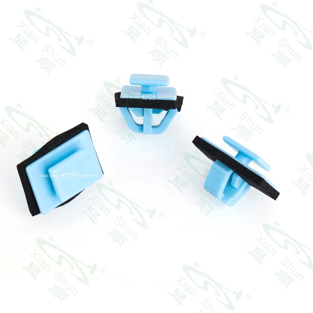 Xian Shun Wheel Arch Trim Clips Door Trim and Side Moulding Fastener 877561F000 Blue Plastic Fit For Hyundai KIA Auto Fasteners