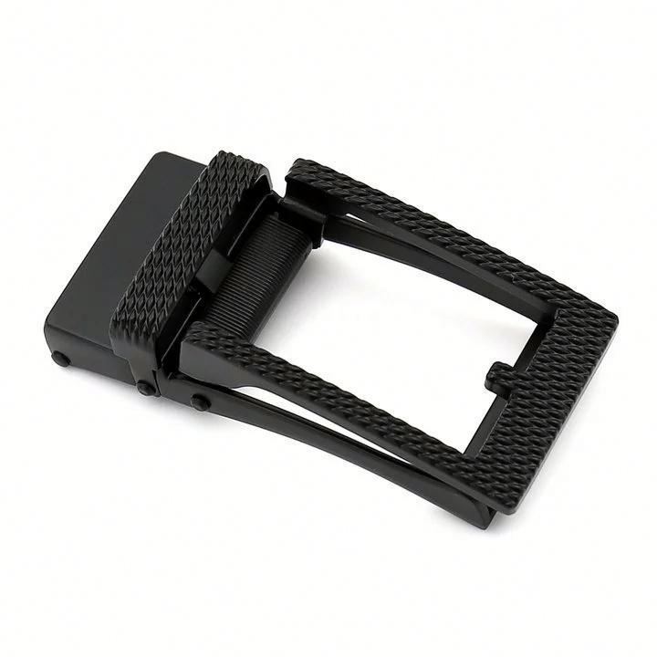 Alfa Quality Products Custom Interlocking Belt Buckle Black Mens Automatic Belt Buckle With Teeth