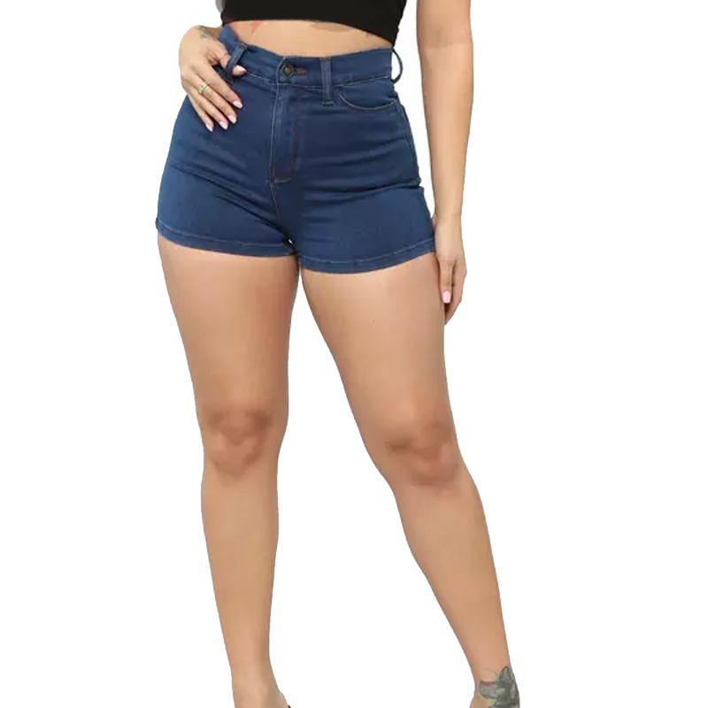 Best Selling High Quality Denim Shorts For Women Button Closure Women Booty Shorts In Reasonable Rates