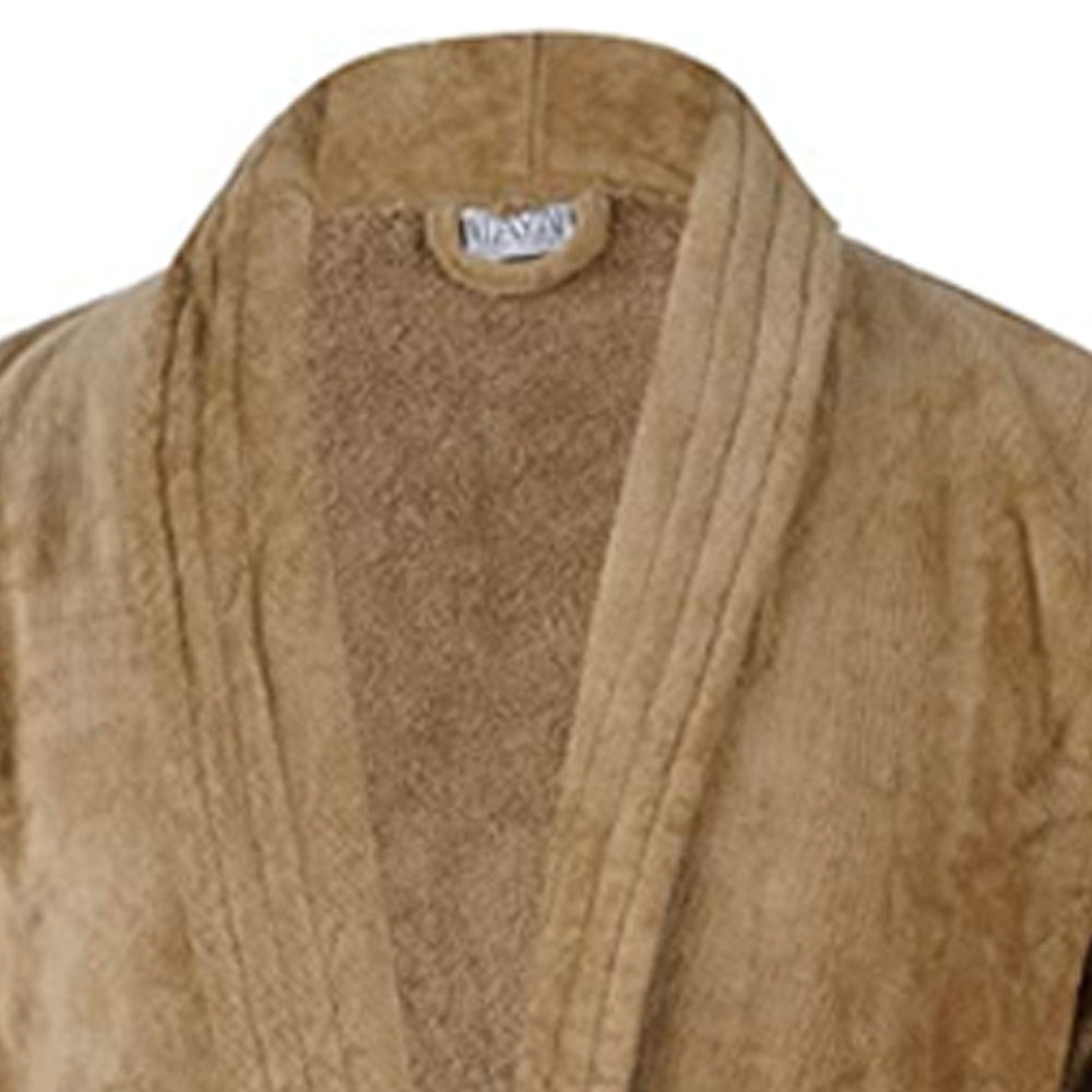 Hotel Customized Size Logo Bathrobe Velour Terry 100% Cotton Waffle Bath Robe