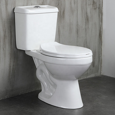 Cheap African Algeria Sanitary Ware Wc Water Closet Washdown Ceramic Bathroom Two Piece Toilet