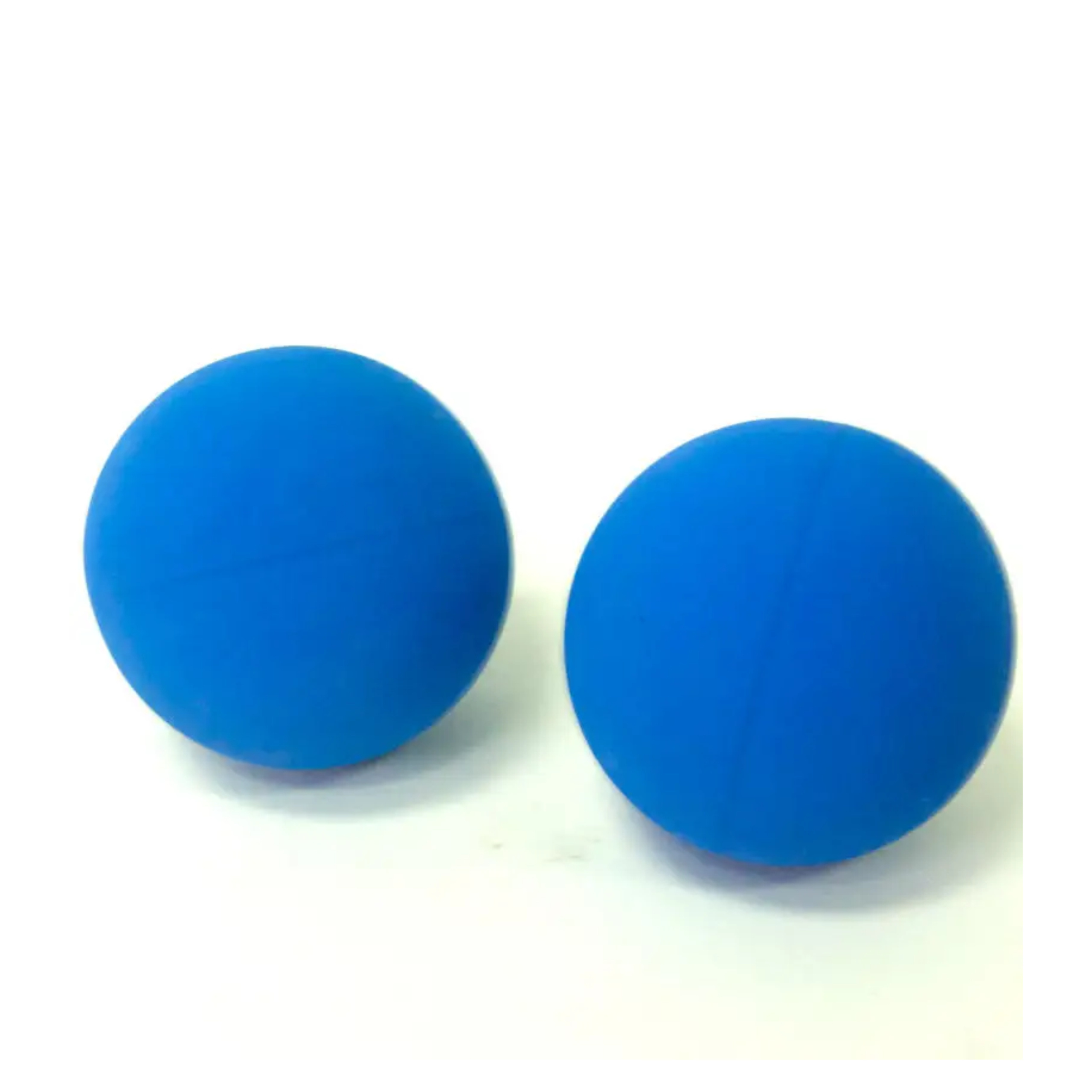 Blue single color rubber bouncing hand ball