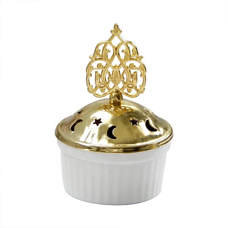 Small Burner set cheap price Luxury Incense Burner Bone Inlay Mother Of Pearl Inlay Arabic Incense Mubkhar Incense Burner