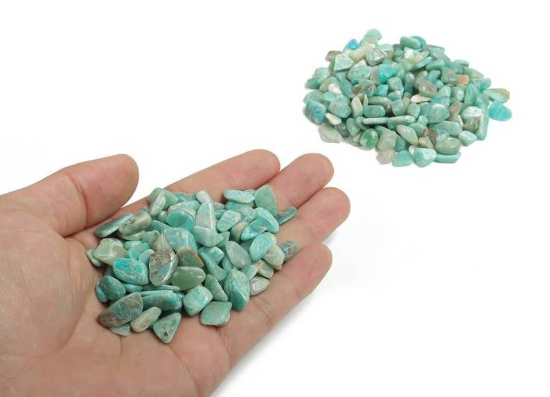 Wholesale Amazonite Gemstone chips crystal semi precious stone chips for Garden decoration Alfazal Agate