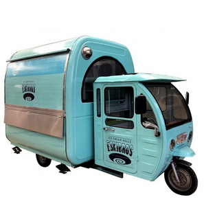 Durable Electric mobile bike food cart for sale