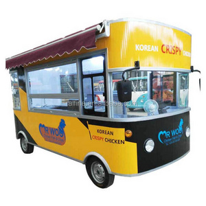 Customers Favorite Electric Dining Car / Mobile stainless steel Fast Food Trucks