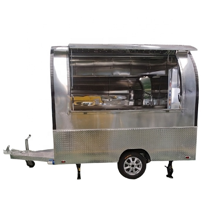 crepe towable fast food trailer food cart concession trailer for sale europe