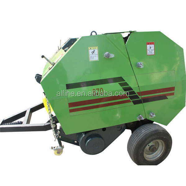 Hot sale reliable quality 870 mini round hay baler