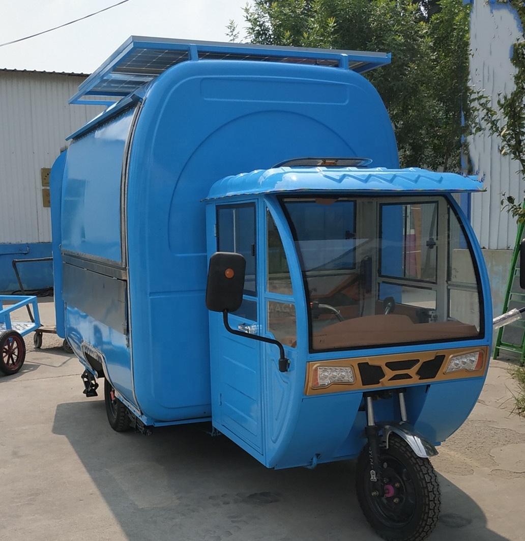 Electric mobile tricycle food truck for sale