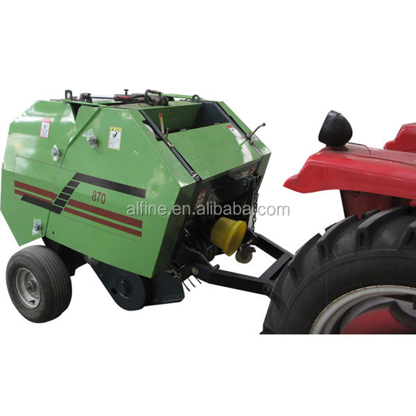 Hot sale reliable quality 870 mini round hay baler