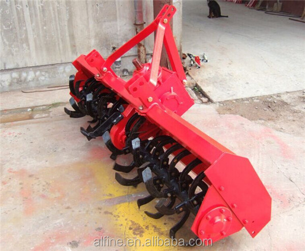 Tractor mounted easy operation 3-point rotary tiller