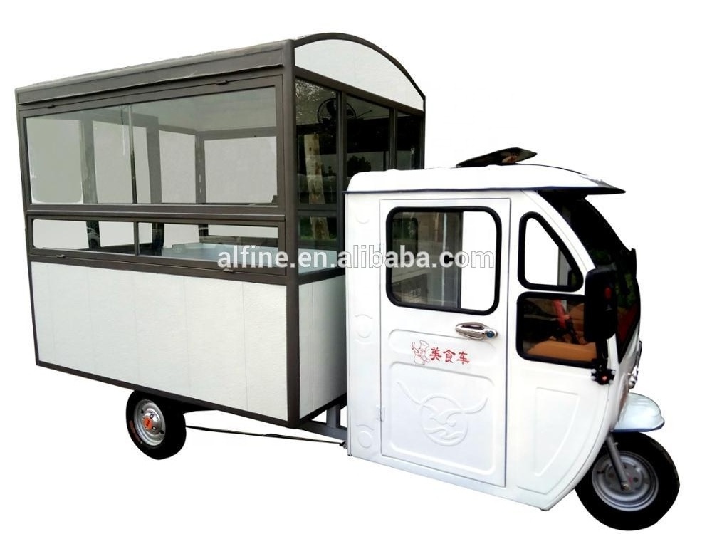 Durable Electric mobile bike food cart for sale