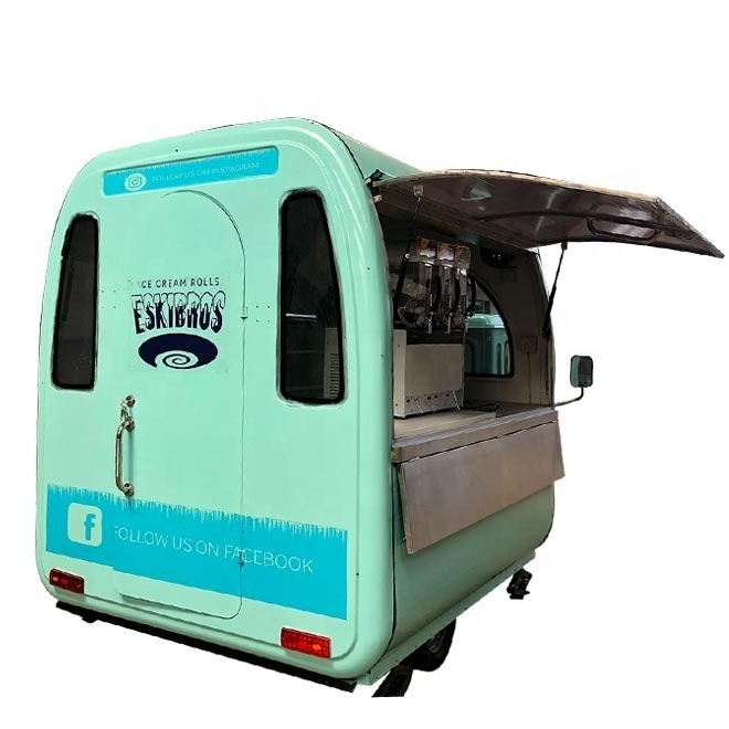 Durable Electric mobile bike food cart for sale