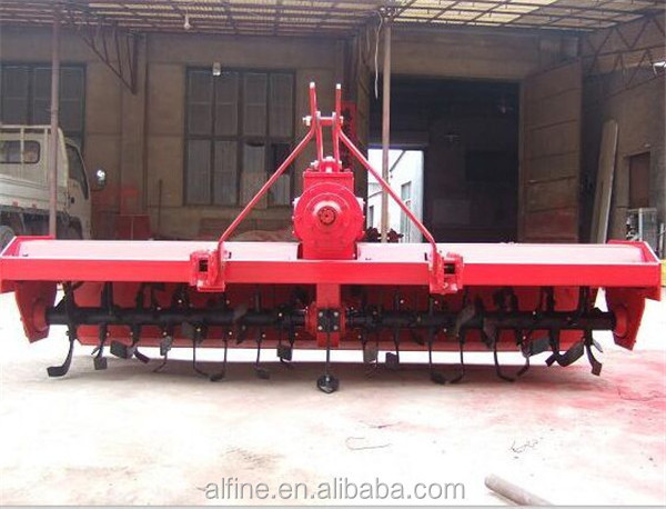 Tractor mounted easy operation 3-point rotary tiller