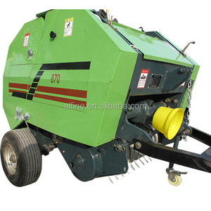 Hot sale reliable quality 870 mini round hay baler