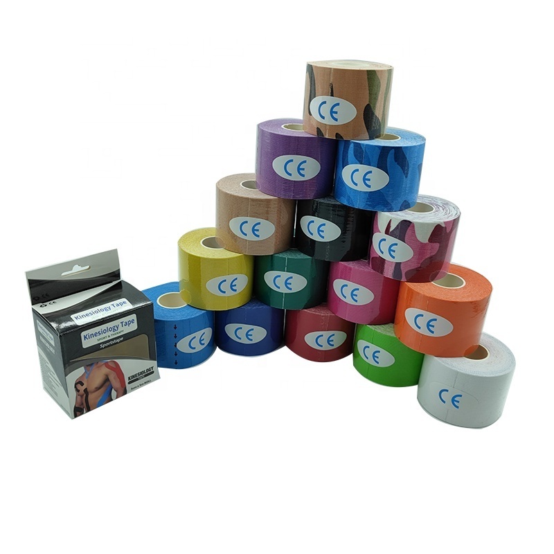 5cm*5m High Quality Cotton therapy Muscle Sport tape Athletic sport Tape K tape with CE