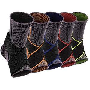 Adjustable Compression Ankle Supports Sleeves Injury Recovery Ankle Brace Support