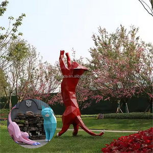 Factory Price Custom Life Size Animal Statues Outdoor Decor Giraffe Creative Statue Resin Statue Sublimation Ornaments Sculpture