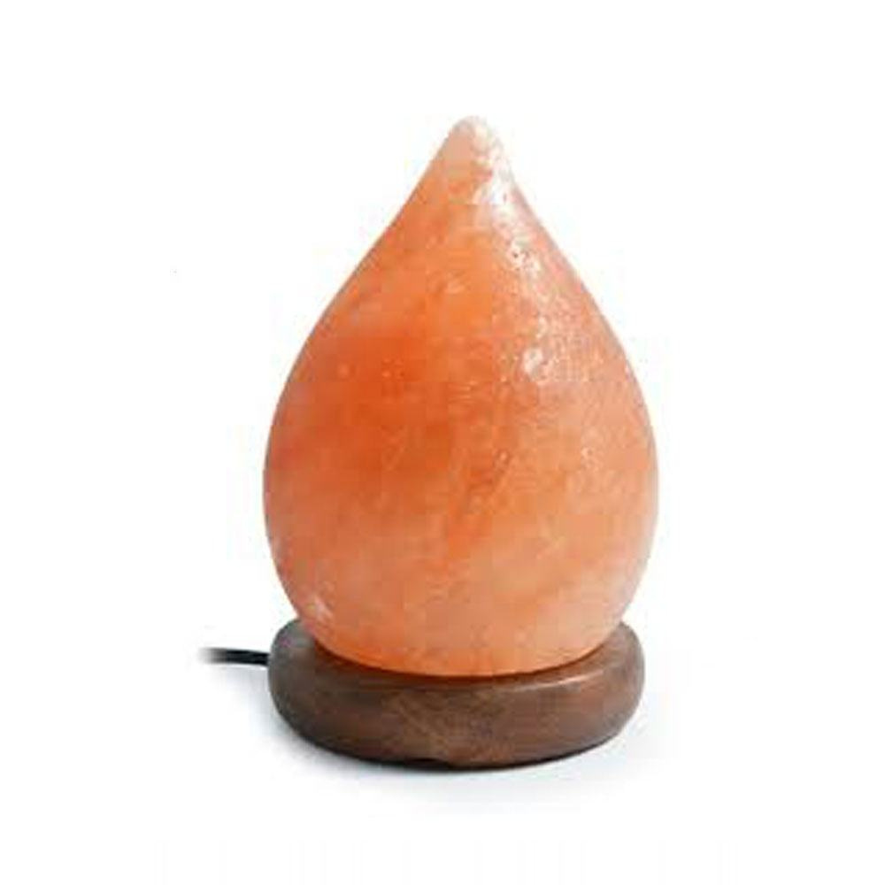 wholesale custom 100% Natural Himalayan Pink Salt 1 Himalayan Salt Natural Crystal Rock Tea Lamp Tear Drop Shape custom packing